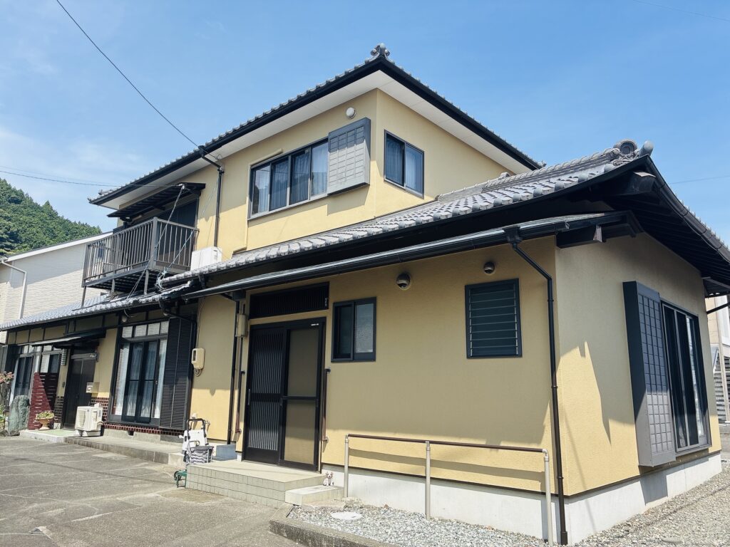 静岡市駿河区寺田H様邸｜和風住宅｜艶消仕様｜超低汚染型｜